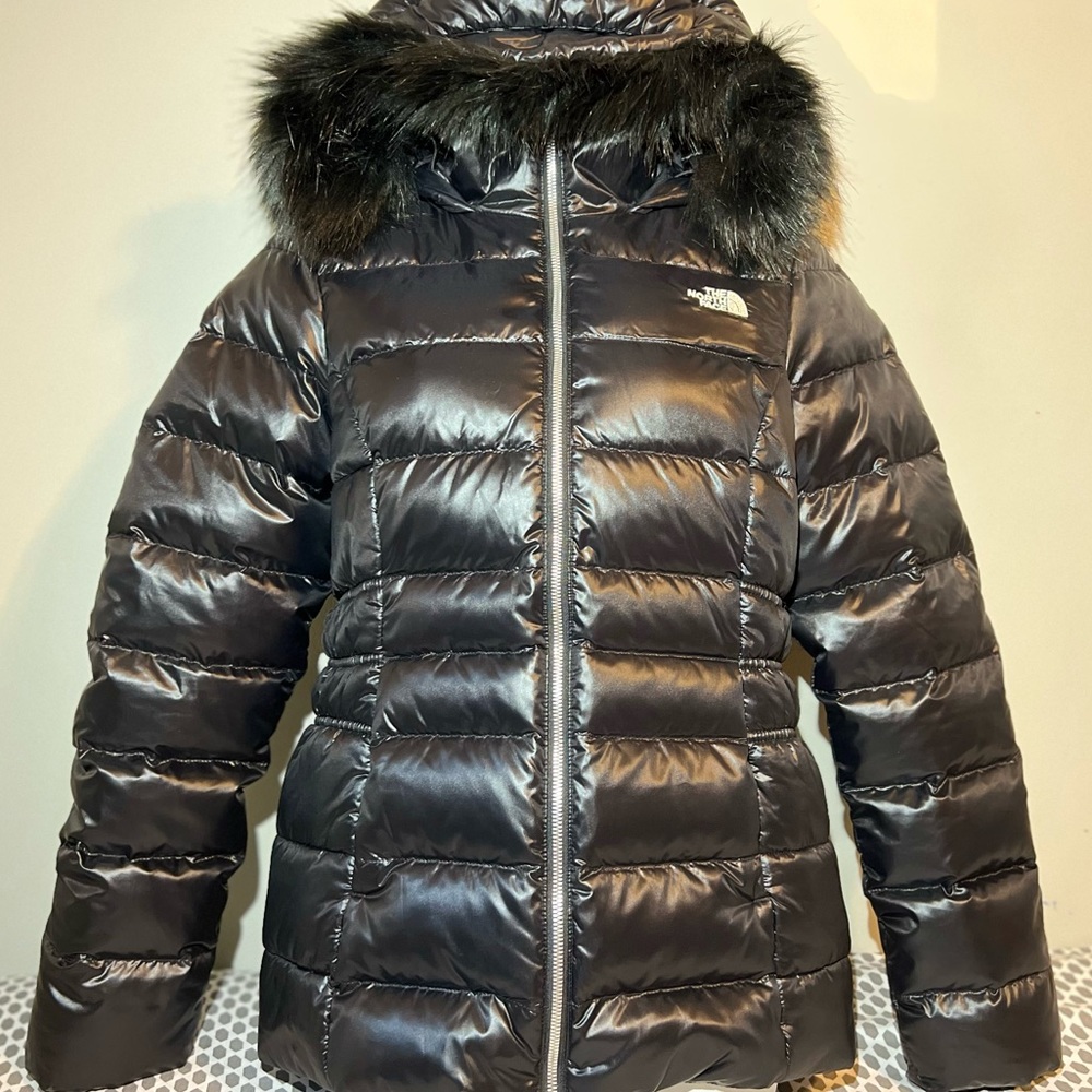 Womens North Face Gotham II Faux Fur Jacket